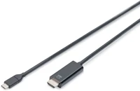 Digitus AK-300330-020-S Uhd 4k 60hz aranyozott hdmi - usb type-c kábel 2m kép