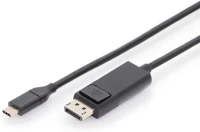 Digitus AK-300333-020-S Uhd 4k 60hz usb type-c gen2 aranyozott adapter kábel 2m kép