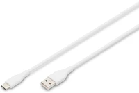 Digitus AK-300340-005-W Usb kábel usb 2.0 0,5 m usb a usb c fehér kép