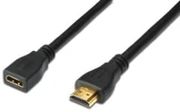 Digitus AK-330201-020-S Digitus HDMI M - HDMI F Hosszabbítókábel Fekete 2m kép