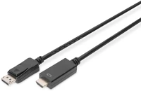 Digitus AK-340303-020-S Video átalakító kábel 2 m hdmi a-típus (standard) displayport fekete kép