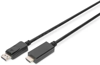Digitus AK-340303-030-S Video átalakító kábel 3 m hdmi a-típus (standard) displayport fekete kép