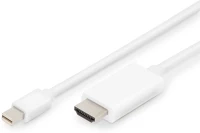 Digitus AK-340304-020-W Displayport -> hdmi átalakító kábel 2m fehér kép