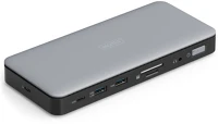 Digitus DA-70917 11 portos usb-c 2x hdmi 1x dp 2x usb-a 1x usb-c 1x rj45 lan 1x dc 1x audio kép