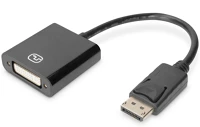 Digitus DB-340414-001-S Active displayport adapter/converter dp to dvi 0,15m black kép