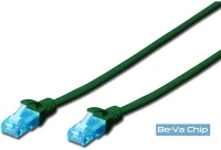 Digitus DK-1511-100/G Cat5e u/utp pvc 10m zöld patch kábel kép