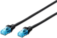 Digitus DK-1512-010/BL Cat5e u-utp patch cable 1m black kép