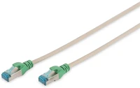 Digitus DK-1521-010-CO Cat5e f/utp pvc 1m árnyékolt szürke patch kábel kép
