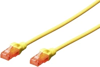 Digitus DK-1612-010/Y Cat6 u-utp patch cable 1m yellow kép