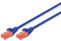 Digitus DK-1617-005/B Cat6 u-utp patch cable 0,5m blue kép