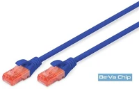Digitus DK-1617-050/B Cat6 u-utp patch cable 5m blue kép