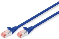 Digitus DK-1644-005/B Cat6 s-ftp patch cable 0,5m blue kép