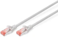 Digitus DK-1644-010 CAT.6 S/FTP LSZH 1M Dk-1644-010 cat.6 s/ftp lszh 1m szürke patch kábel kép