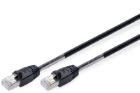 Digitus DK-1644-010/BL-OD Cat6 s-ftp patch cable 1m black kép
