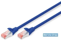 Digitus DK-1644-100/B Cat6 s-ftp patch cable 10m blue kép