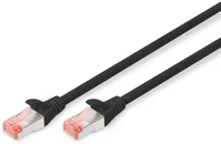 Digitus DK-1644-100/BL Cat6 s-ftp patch cable 10m black kép