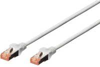 Digitus DK-1644-250 Rj45 hálózat csatlakozókábel cat 6 s/ftp 25.00 m szürke halogénmentes kép