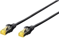 Digitus DK-1644-A-020/BL Rj45 hálózat csatlakozókábel cat 6a s/ftp 2.00 m fekete halogénmentes kép