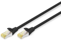 Digitus DK-1644-A-030/BL Cat6a s-ftp patch cable 3m black kép