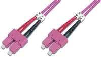 Digitus DK-2522-02-4 Száloptikás kábel 2 m i-vh om4 violet kép