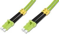 Digitus DK-2533-10-5 Száloptikás kábel 10 m lc i-vh om5 green kép