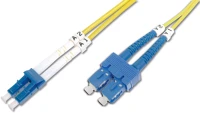 Digitus DK-2932-10 Száloptikás kábel 10 m lc sc i-vh os2 yellow kép