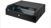 Digitus DN-19 04U-PB-B Falra szerelhető rackszekrény fekete kép
