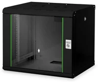 Digitus DN-19 09-U-SW Falra szerelhető rackszekrény fekete kép