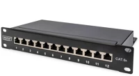 Digitus DN-91612S-EA 12-port patch panel 1u black kép