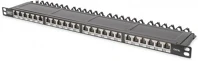 Digitus DN-91624S-SL-EA CAT 6A Class EA patch panel shielded 0.5U 24-port RJ45 incl. dust cover 8P8C kép