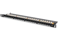 Digitus DN-91624U-SL-SH 24-port patch panel 0,5u black kép