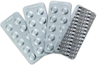 Dinax ATES0201200009 Indikátor tabletta szabad klór mérésére 10 tabletta/levél fotopool dpd1 kép