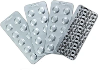 Dinax ATES0201200012 Reagens tabletta kötött klór mérésére 10 tabletta/levél fotopool dpd3 kép