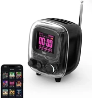 Divoom TIIVOO-2BLACK Tiivoo-2 bluetooth speaker tender black kép