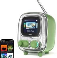 Divoom TIIVOO-2GREEN Tiivoo-2 bluetooth speaker vintage green kép