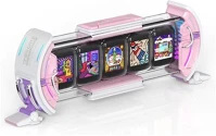 Divoom TIMES GATE , cyberpunk digitális lcd kijelző, rózsaszín kép