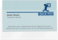 Djois 02.00923 Névjegytartó tok  öntapadós 95x60 mm felül nyitott 10 darabos kép