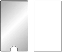 Djois 02.00927 Címketartó tok  öntapadós gerincjelölő betétlappal 46x75 mm 6 darabos kép