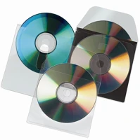 Djois 6832100 Cd tartó zseb, füllel ellátott, öntapadó, 127x127 mm, kép