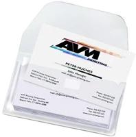 Djois COR_3L682510 Névjegytartó zseb, füllel, öntapadó, 60x105 mm, kép