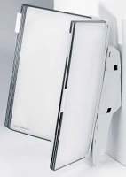 Djois F714301 Bemutatótábla tartó, fali, 10 db bemutatótáblával,  