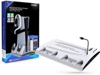Dobe TP5-3570 PS5/PS5 slim multifunkciós ventilátoros led állvány + headset tartó kép