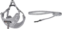 Dogness CAT SET GREY Cat set  harness and leash 1,5m (light grey) kép