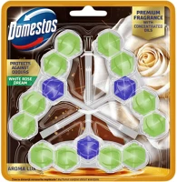 Domestos WC-RÚD 3X50 Aroma lux wc-rúd 3x50 g white rose kép