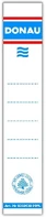 Donau 02.01181 Cserecímke iratrendezőhöz  75 mm 33x153 cm öntapadós fehér kép