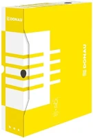 Donau 02.0119306 Archiváló doboz  a/4 100 mm karton sárga kép