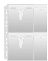 Donau 1715001PL-00 Cd/dvd genotherm, lefűzhető, a4, 160 mikron, víztiszta, kép