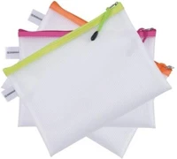 Donau 1797101PL-99 Irattartó tasak, cipzáras, a5, 243x180 mm, vegyes színek kép