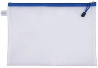 Donau 1798101PL-10 Irattartó tasak, cipzáras, a4, 343x246 mm, kék kép