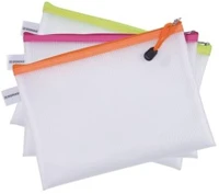 Donau 1798101PL-99 Irattartó tasak, cipzáras, a4, 343x246 mm, vegyes színek kép